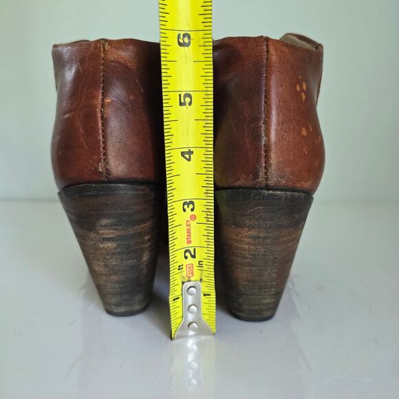 Freebird by Steven Womens 8 Detroit Brown Distressed Leather Booties Festival - Picture 15 of 15